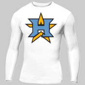 'Logo' - Adult Compression Long-Sleeve Tee