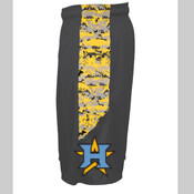 'Logo' - Digital Panel Side-Pocket Camo Short